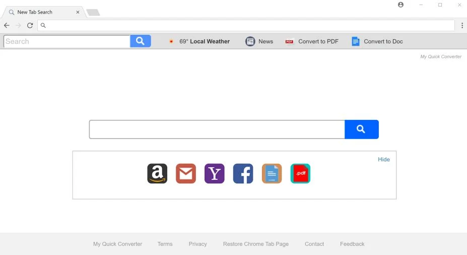 search.hmyquickconverter.com redirect virus