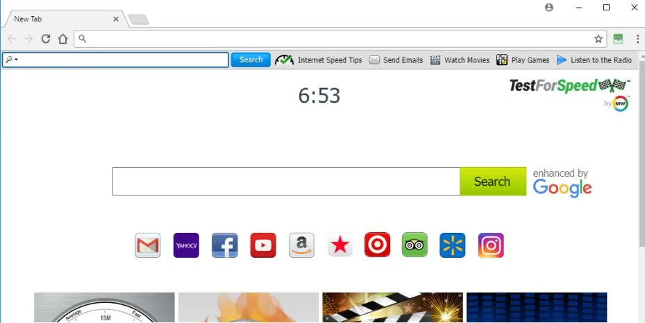 TestForSpeed Toolbar adware