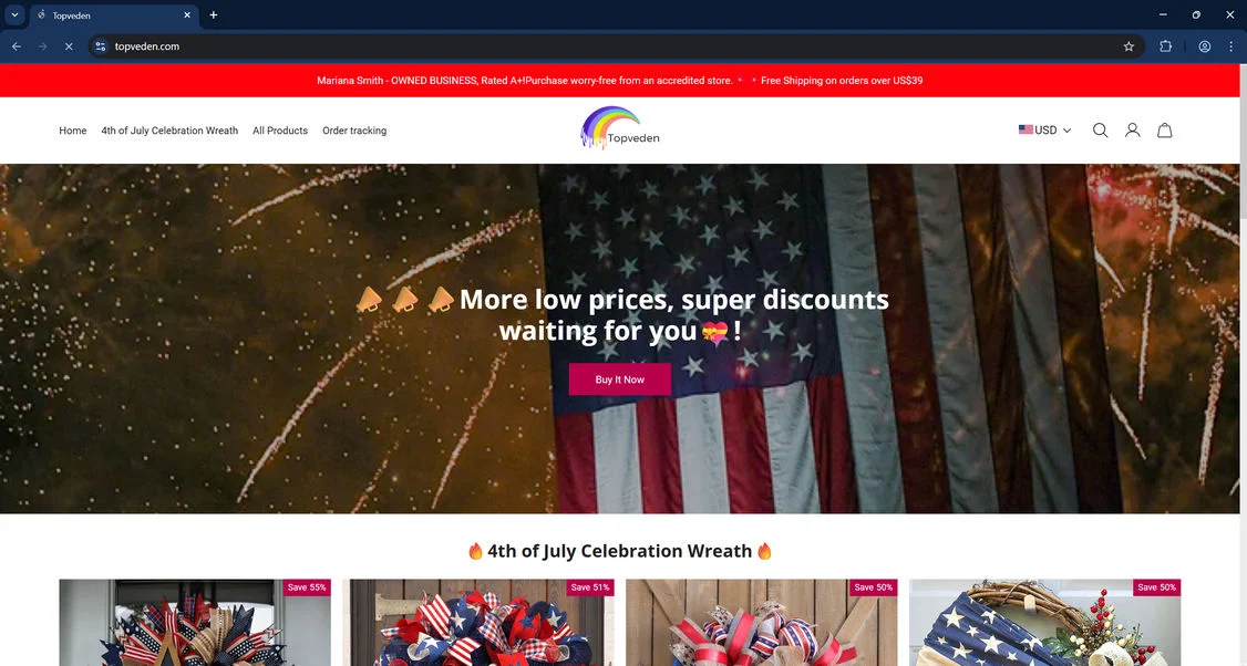 Topveden.com scam