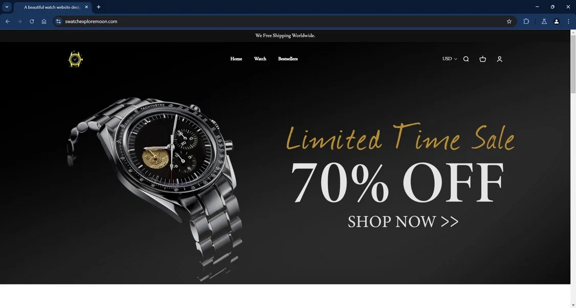 Swatchexploremoon.com Scam Store: What You Need To Know 1 Swatchexploremoon.com scam