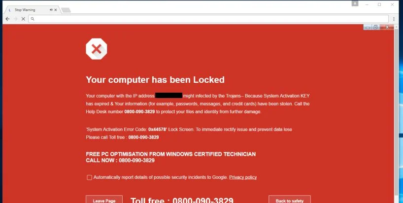 protectionscan.xyz virus