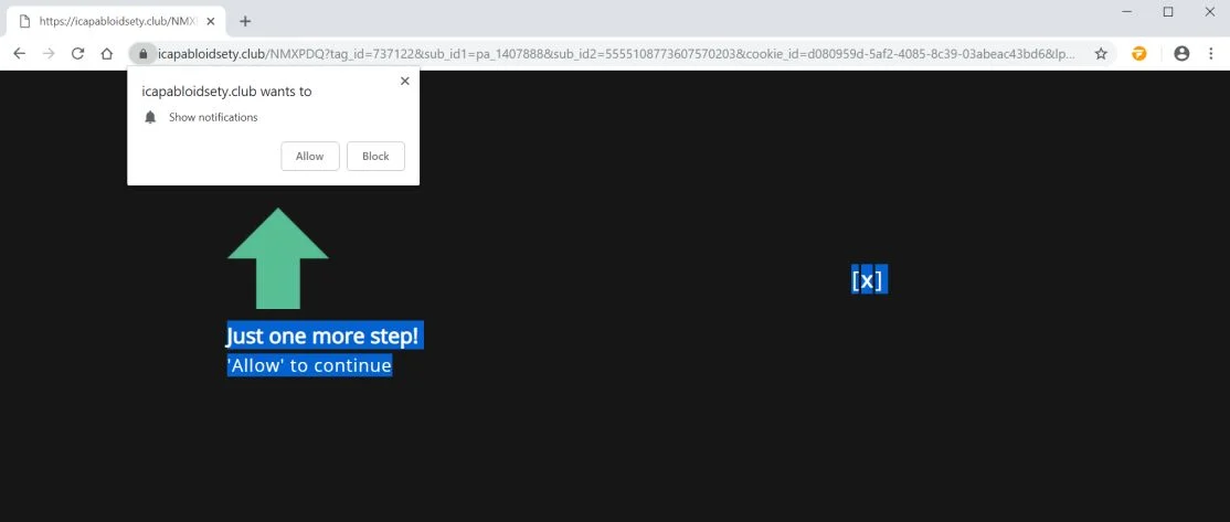 icapabloidsety.club redirect virus