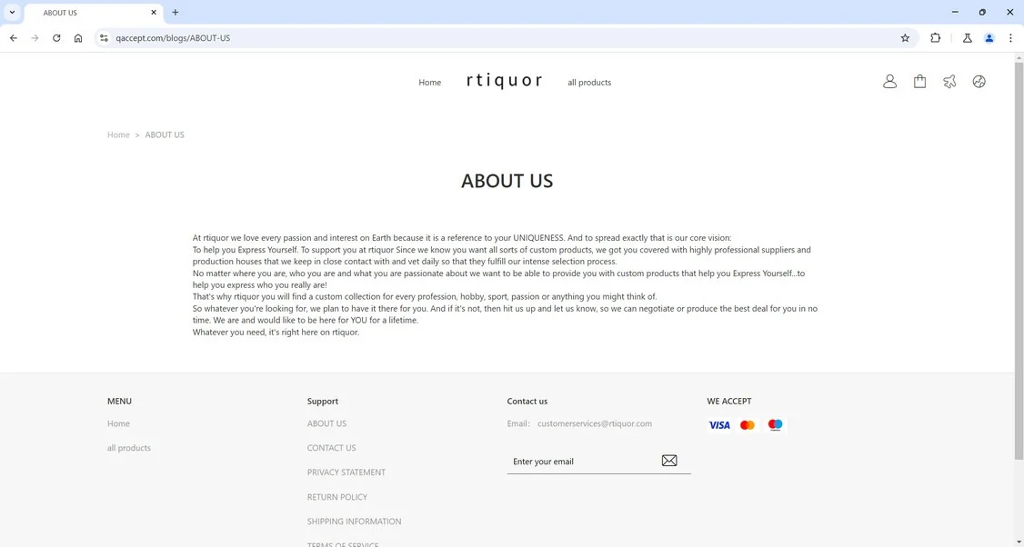 Warning: Don't Shop at the Rtiquor Scam Sites 1 Rtiquor scam