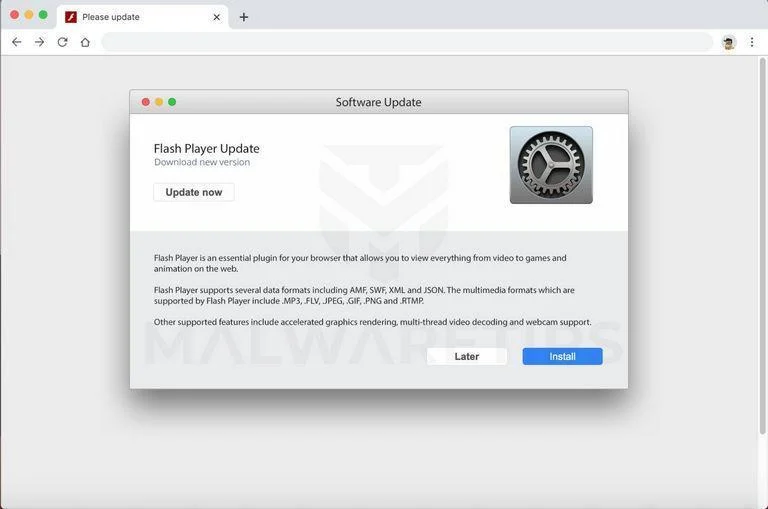 Image: Malicious Ad distributing ActivityConsole