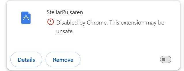 StellarPulsaren Malicious Extension - Virus Removal Guide 1 StellarPulsaren