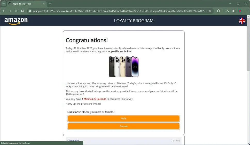 yeahgrewsky.live scam