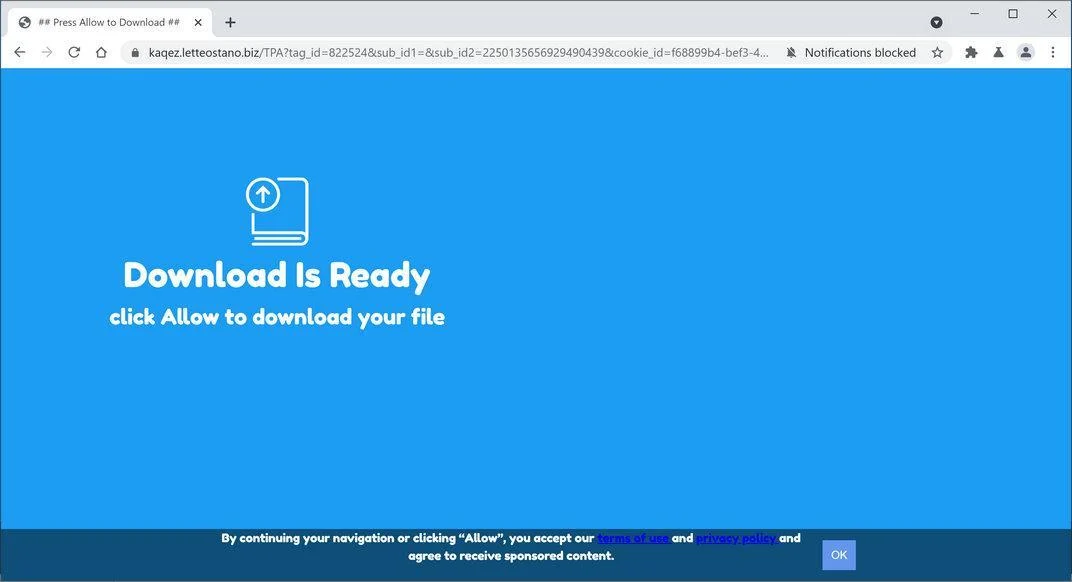 Remove Letteostano.biz pop-up ads (Virus Removal Guide) 1 Image: Chrome browser is redirected to Letteostano.biz
