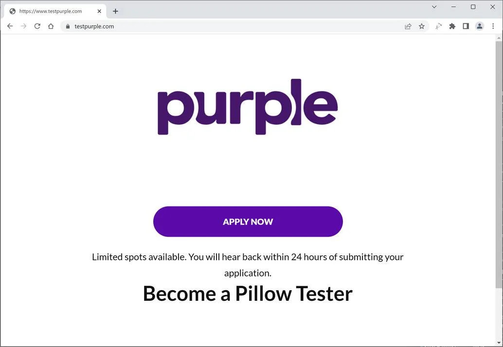 Testpurple.com Scam