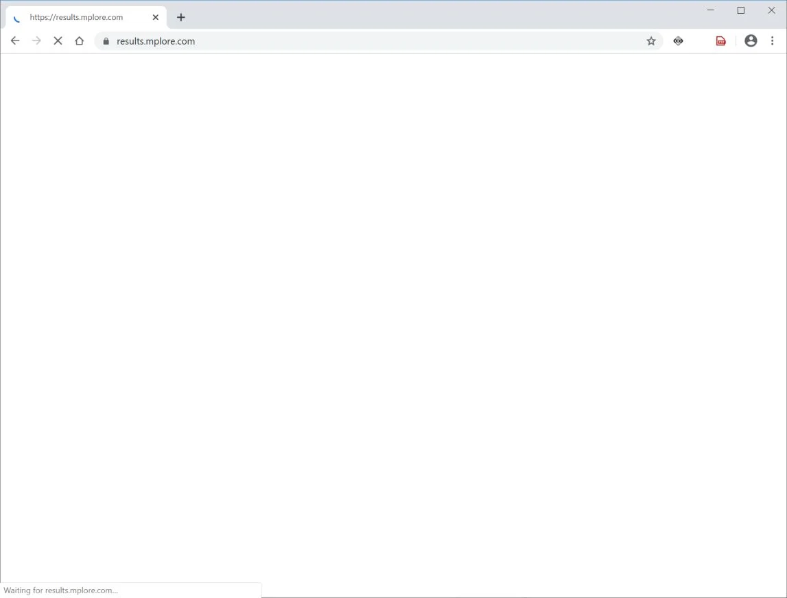 How to remove Results.mplore.com redirect (Virus Removal Guide) 1 Image: Chrome browser is redirected to Results.mplore.com