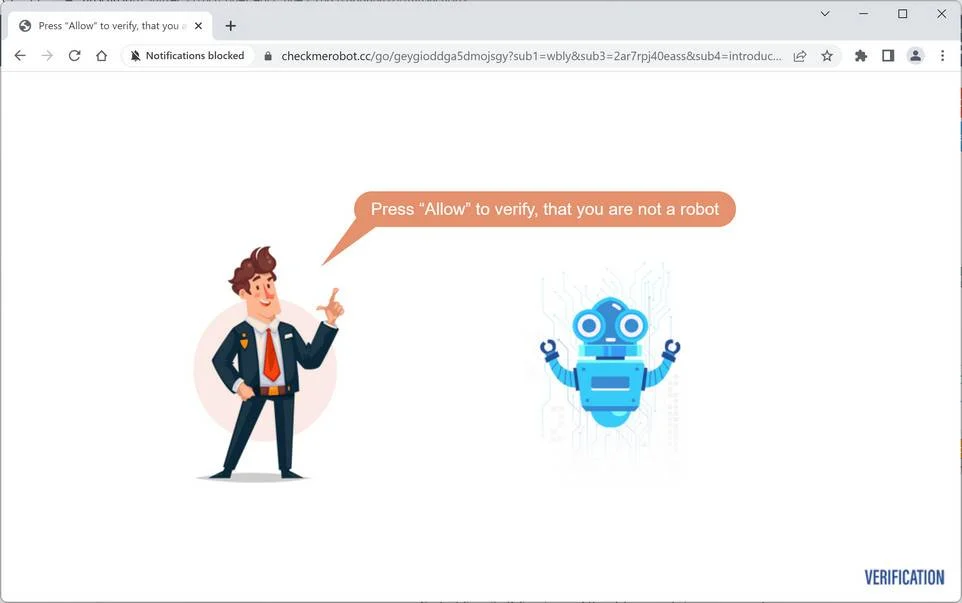 Remove Checkmerobot.cc Ads (Virus Removal Guide) 1 Image: Checkmerobot.cc Ads
