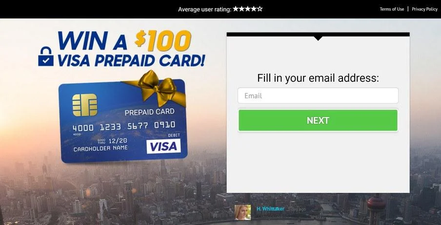 Remove Vispaysa.yousweeps.com Ads (Virus Removal Guide) 1 Image: Chrome browser is redirected to Vispaysa.yousweeps.com