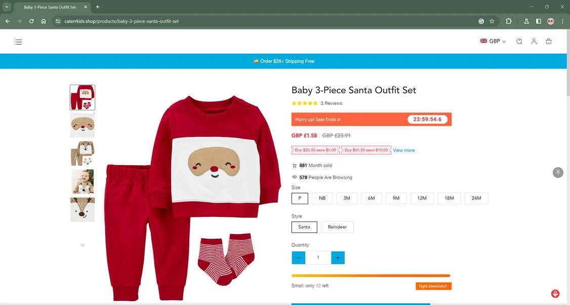 Fake Store Warning -Caterrkids.shop Is A Total Scam 1 Caterrkids.shop scam