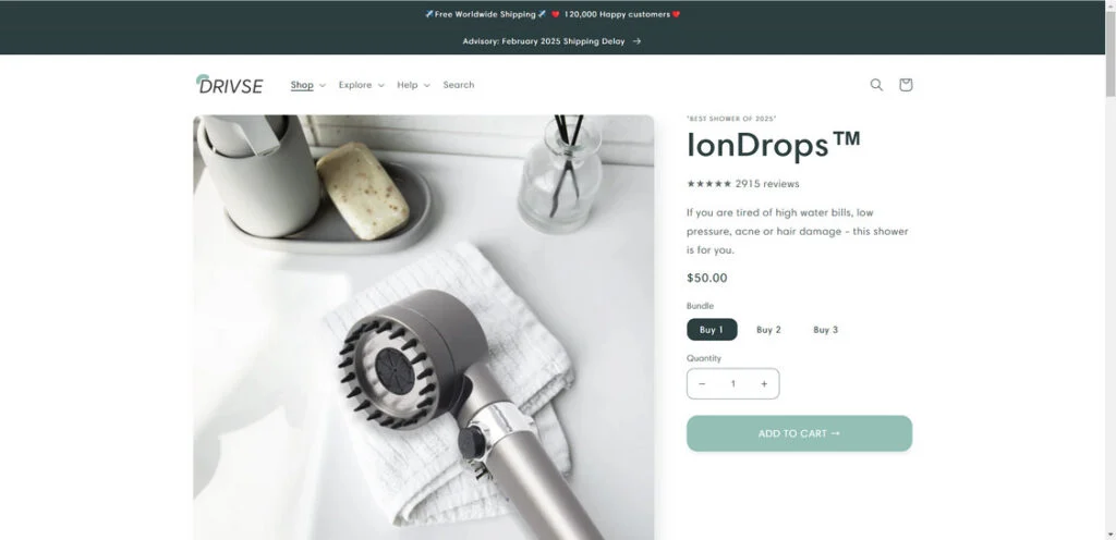 Drivse Shower Head - Scam or Legit? Read This Before Buying It 1 Drivse Shower Head scam
