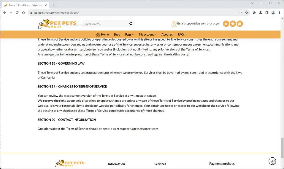 Petpetssmart.com Scam Store: What You Need To Know 1 Petpetssmart.com China