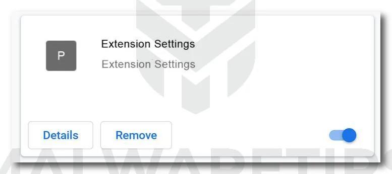 Remove Extension Settings browser extension (Virus Removal Guide) 1 Image: Extension Settings Chrome extension