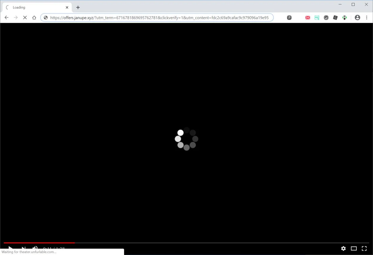 How to remove Offers.janupe.xyz pop-up ads (Virus Removal Guide) 1 Image: Chrome browser is redirected to Offers.janupe.xyz