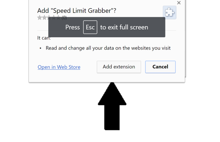 Speed Limit Grabber by takeitnow.club virus