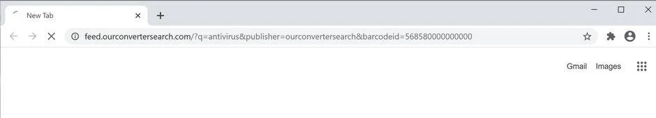 Remove OurConverterSearch browser hijacker (Virus Removal Guide) 1 Image: Chrome browser is redirected to OurConverterSearch Search