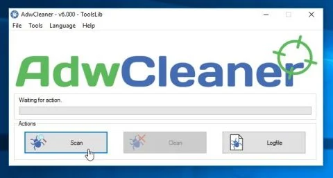 AdwCleaner Scan for Adware