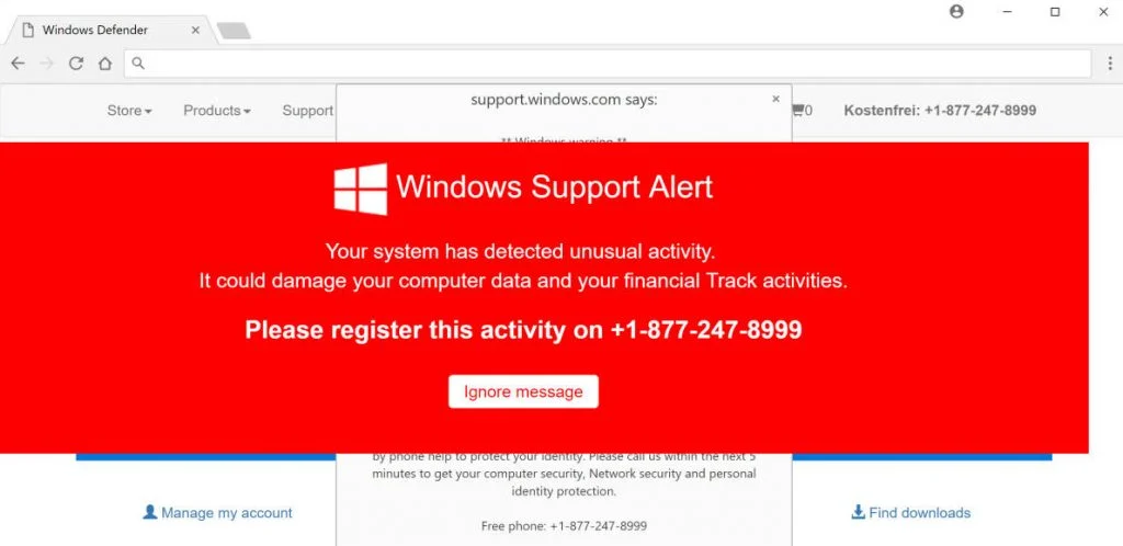 Remove "Support.microsoft.com is requesting your username and password" Scam 1 support.microsoft.com is requesting your username and password Scam