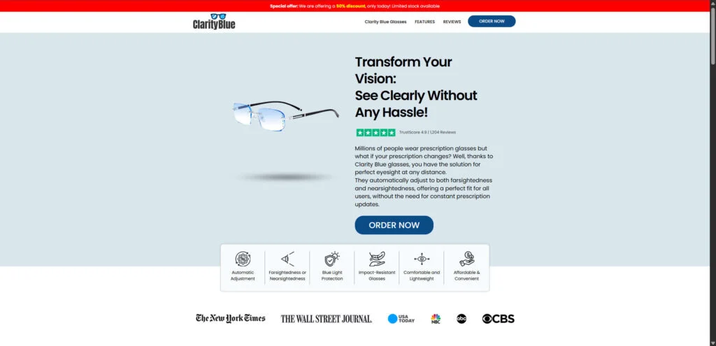 Clarity Blue Glasses - TOTAL Scam or Legit? Read This Before You Order 1 1 35