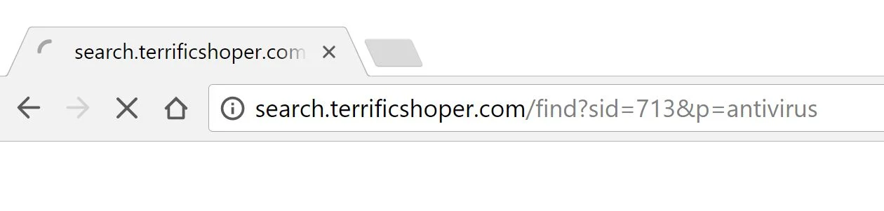 search.terrificshoper.com redirect virus