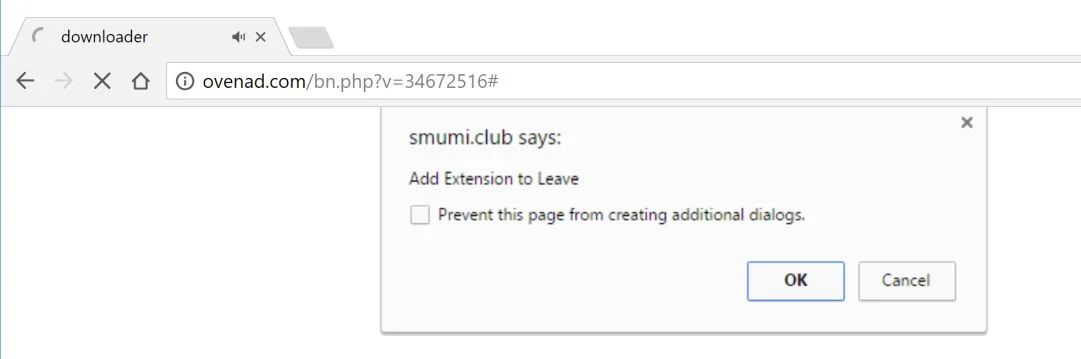 ovenad.com Chrome Scam Virus