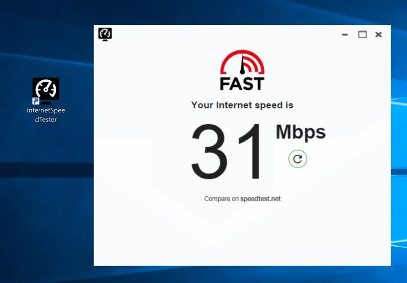 InternetSpeedTester adware scam