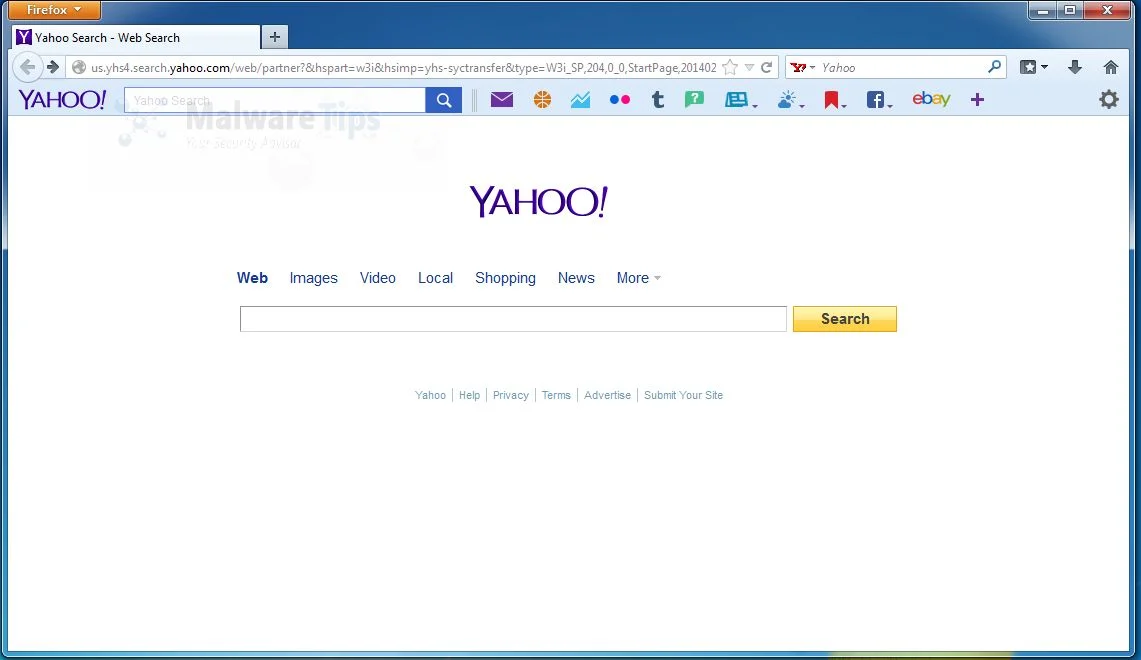 [Image: InstallX Search Protect for Yahoo - Alert]