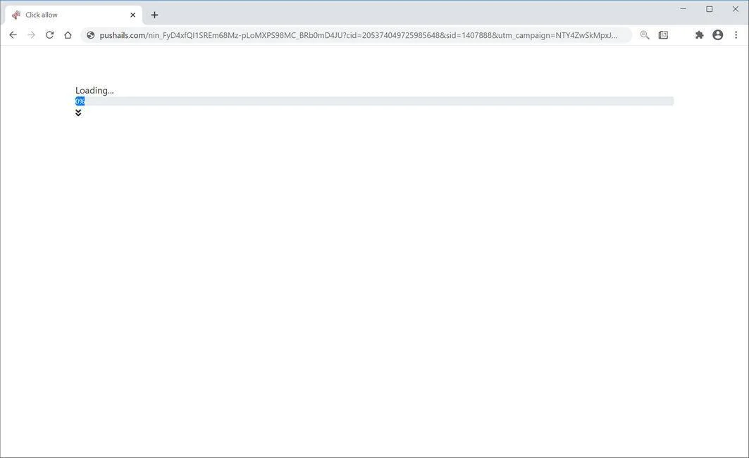 Remove Pushails.com pop-up ads (Virus Removal Guide) 1 Image: Chrome browser is redirected to Pushails.com