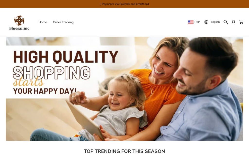 Bluesailinc.com EXPOSED - Fake or Real Store? Our Findings 1 Bluesailinc.com scam