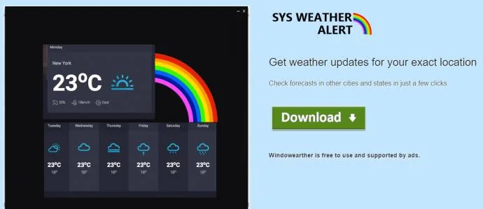 SysWeatherAlert Virus