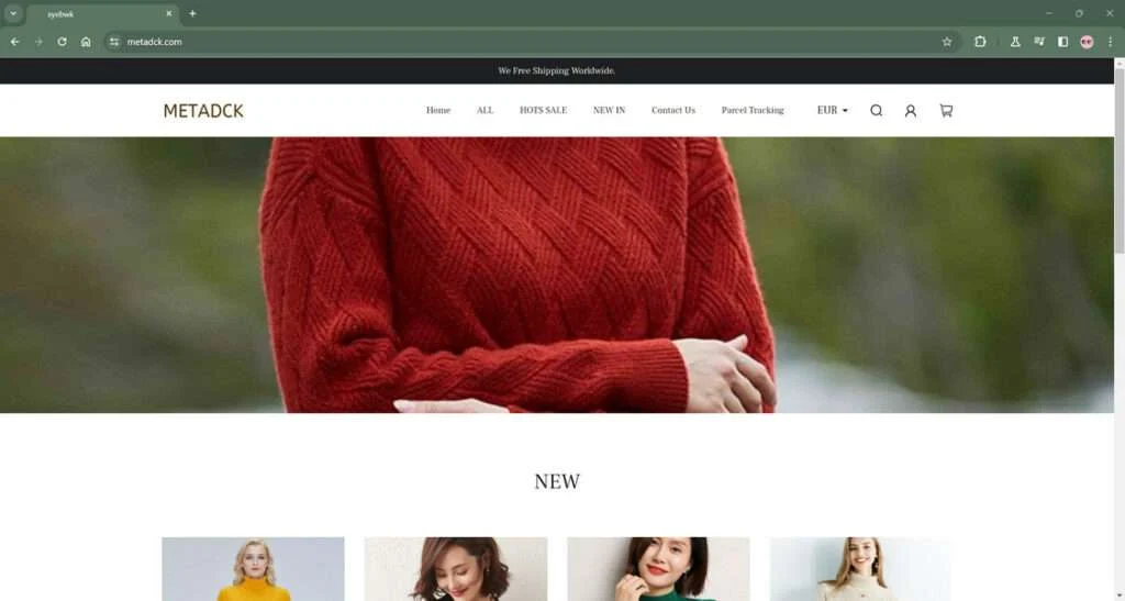 Metadck.com scam