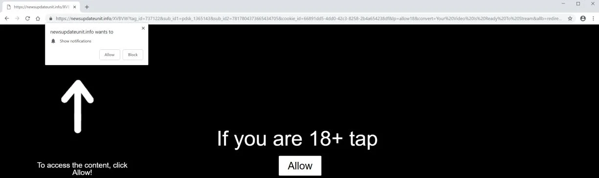 newsupdateunit.info redirect virus