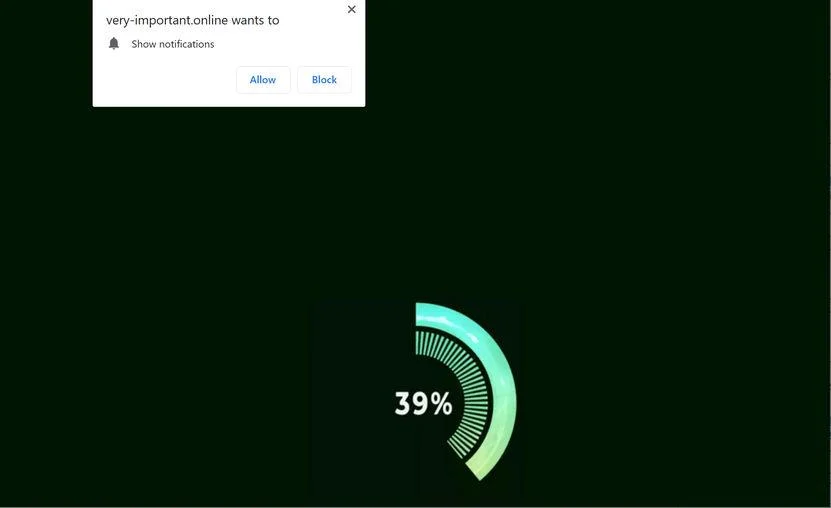 Remove Very-important.online pop-up ads (Virus Removal Guide) 1 Image: Chrome browser is redirected to Very-important.online