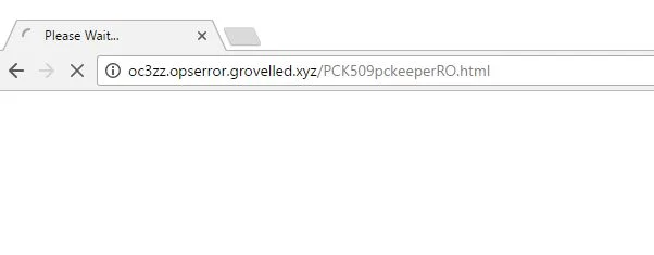 Opserror.grovelled.xyz redirect virus