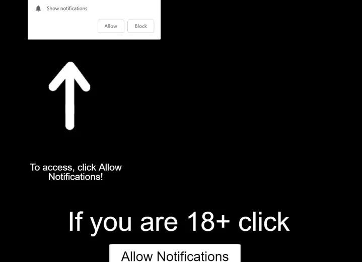 Relistinfo.com redirect Image: Chrome browser is redirected to the Relistinfo.com site