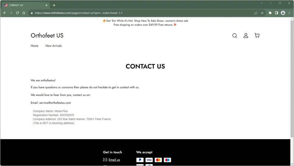orthofeetus.com scam