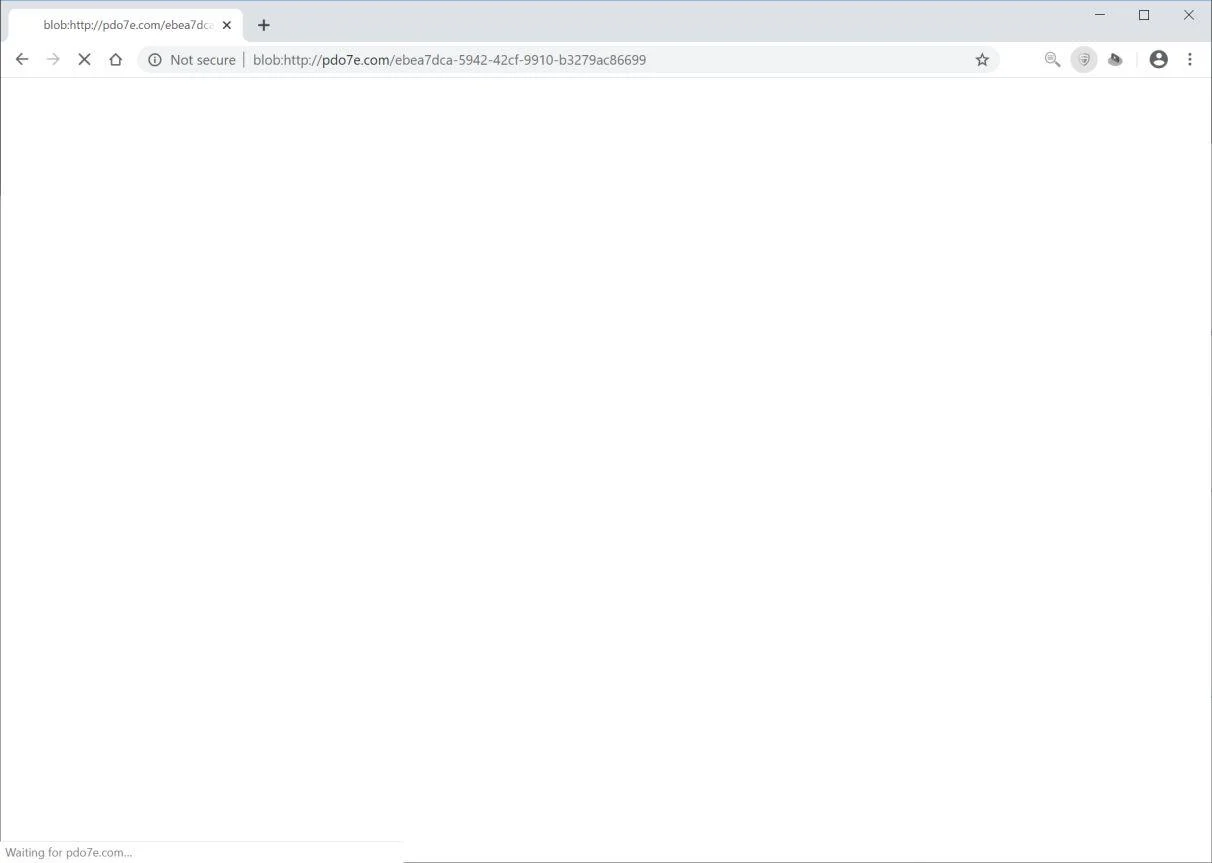 How to remove Pdo7e.com pop-up ads (Virus Removal Guide) 1 Image: Chrome browser is redirected to Pdo7e.com