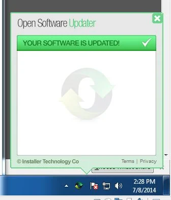 Open Software Updater virus