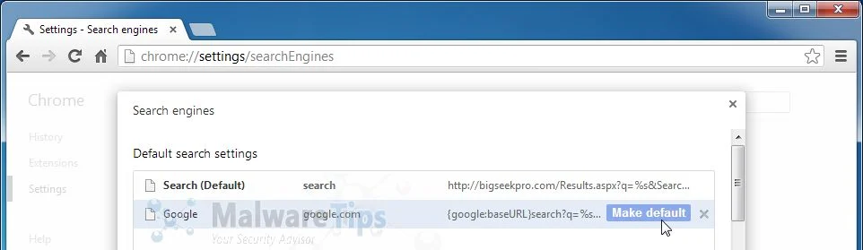 [Image: bigseekpro search redirect]
