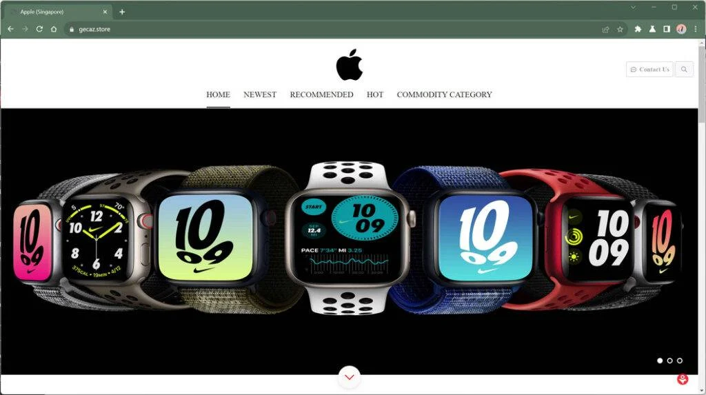 Gecaz.store Scam: Don't Fall for This Fake Apple Site 1 gecaz.store fake Apple