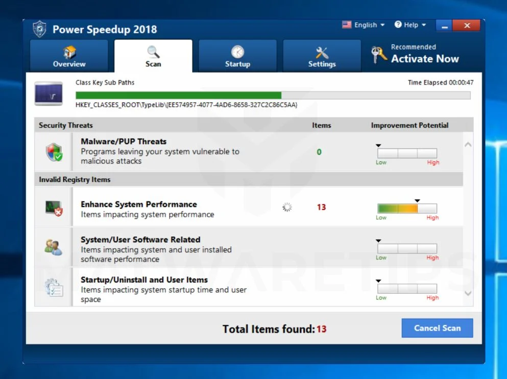 Power Speedup 2018 Scam