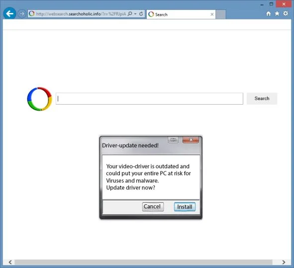 Websearch.searchoholic.info virus