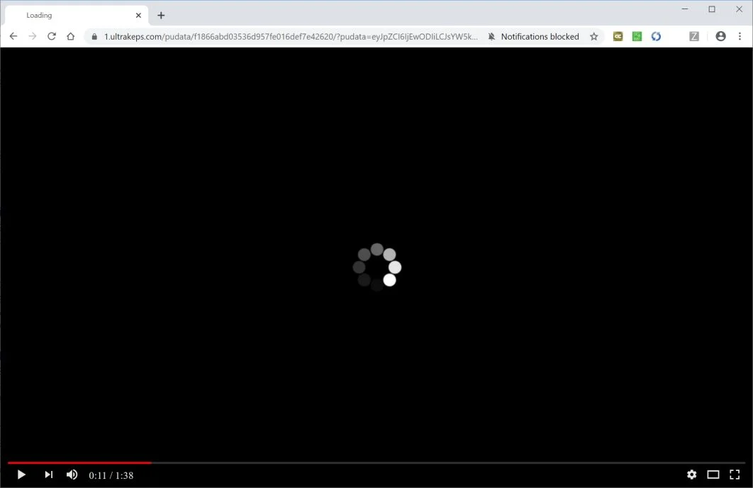 How to remove Ultrakeps.com pop-up ads (Virus Removal Guide) 1 Image: Chrome browser is redirected to Ultrakeps.com