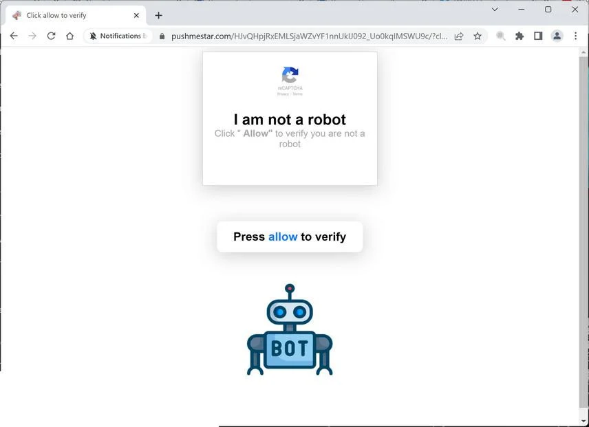 Remove Pushmestar.com Ads (Virus Removal Guide) 1 Image: Pushmestar.com Ads