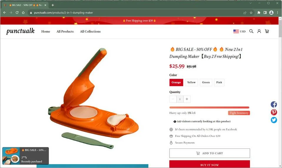 Punctualk.com scam