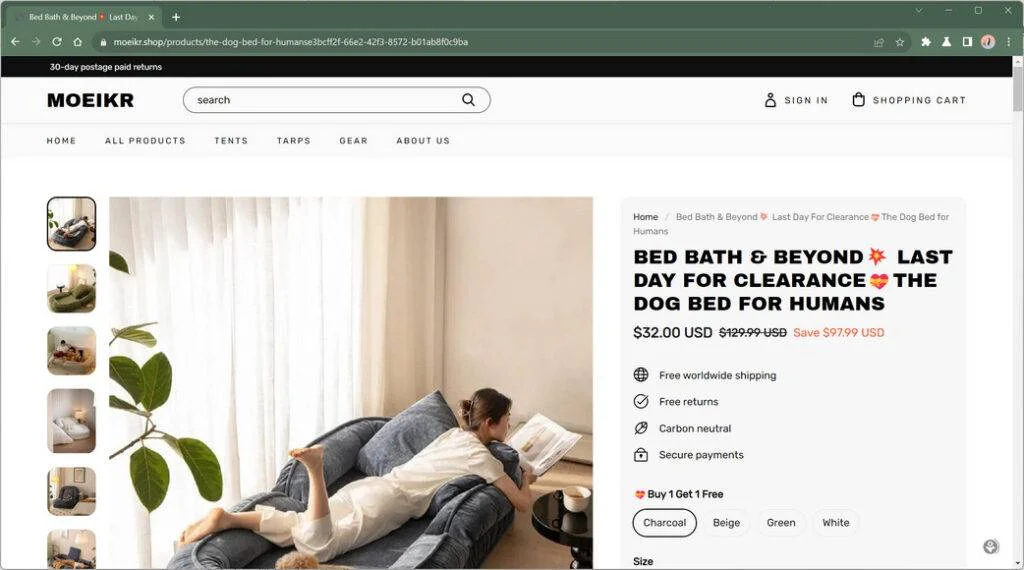 We Looked Into Moeikr.Shop: Scam or Legit? The Verdict 1 Moeikr.Shop scam