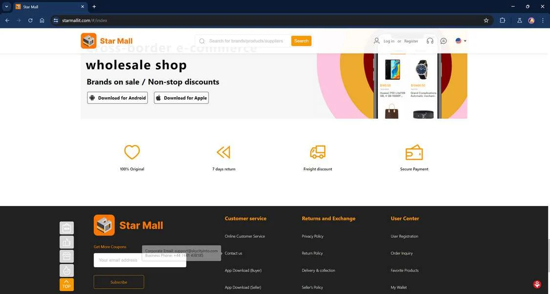 Starmallit.com Scam Store - Complete Ripoff Alert 1 Starmallit.com scam
