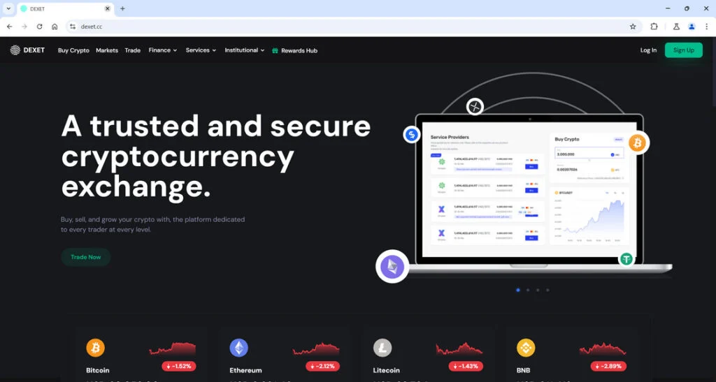 Dexet.cc Crypto Scam - Our Breakdown of This Crypto Con 1 Dexet.cc scam